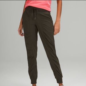 Olive green dance studio jogger